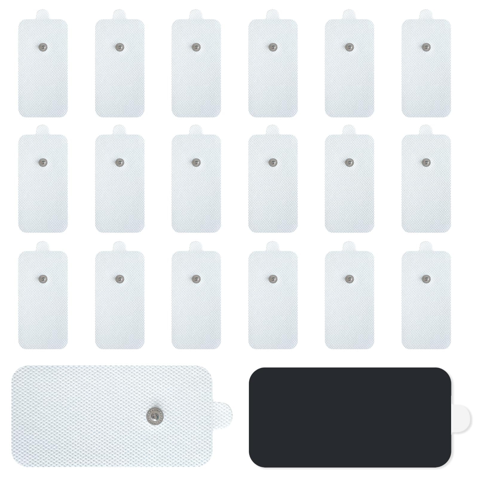 10 Pack Large TENS Unit Replacement Electrode Pads, Black — Amazon image 9