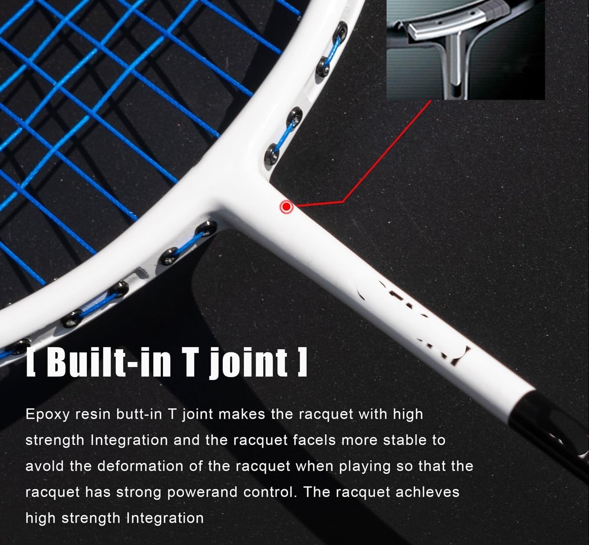 Badminton Set Racchetta da Badminton Offensiva Max 25 libbre (Include Borsa e Corda) PRO in Fibra di Carbonio + Titanio(1PCS Pink Box)
