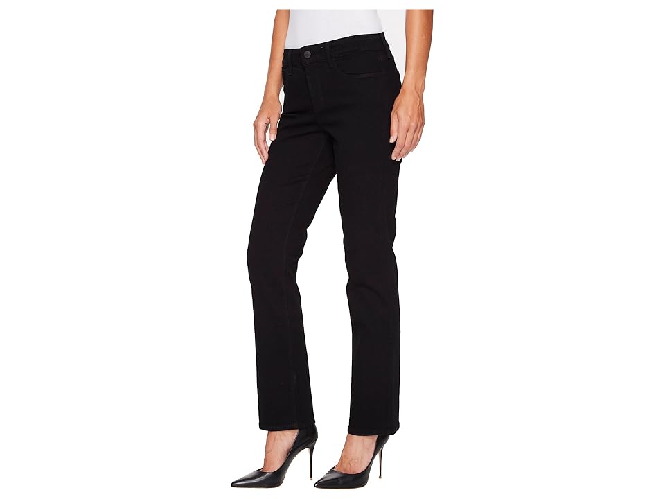 

NYDJ Marilyn Straight - Short Inseam in Black (Black) Women's Jeans