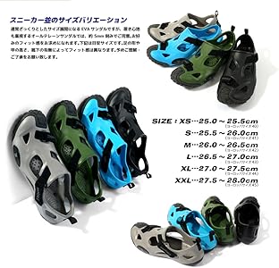 Amazon | マヌアーレ オールテレイン サンダルカラー：グリーン 全天候