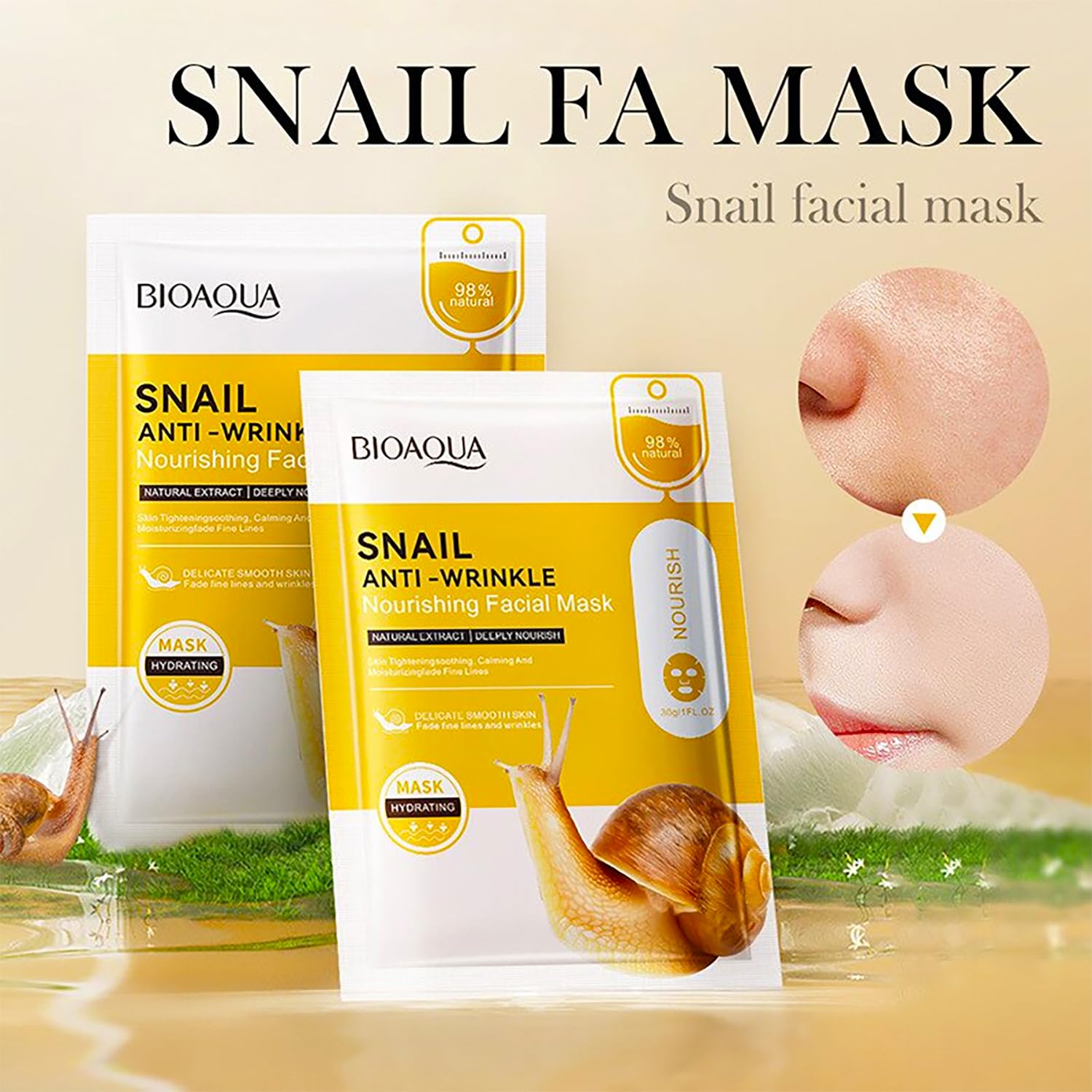 FARJUA LASTING MASK CONCENTRATE 50g×20 Amazon.com : BIOAQUA Facial Mask Firming Deeply Nourish