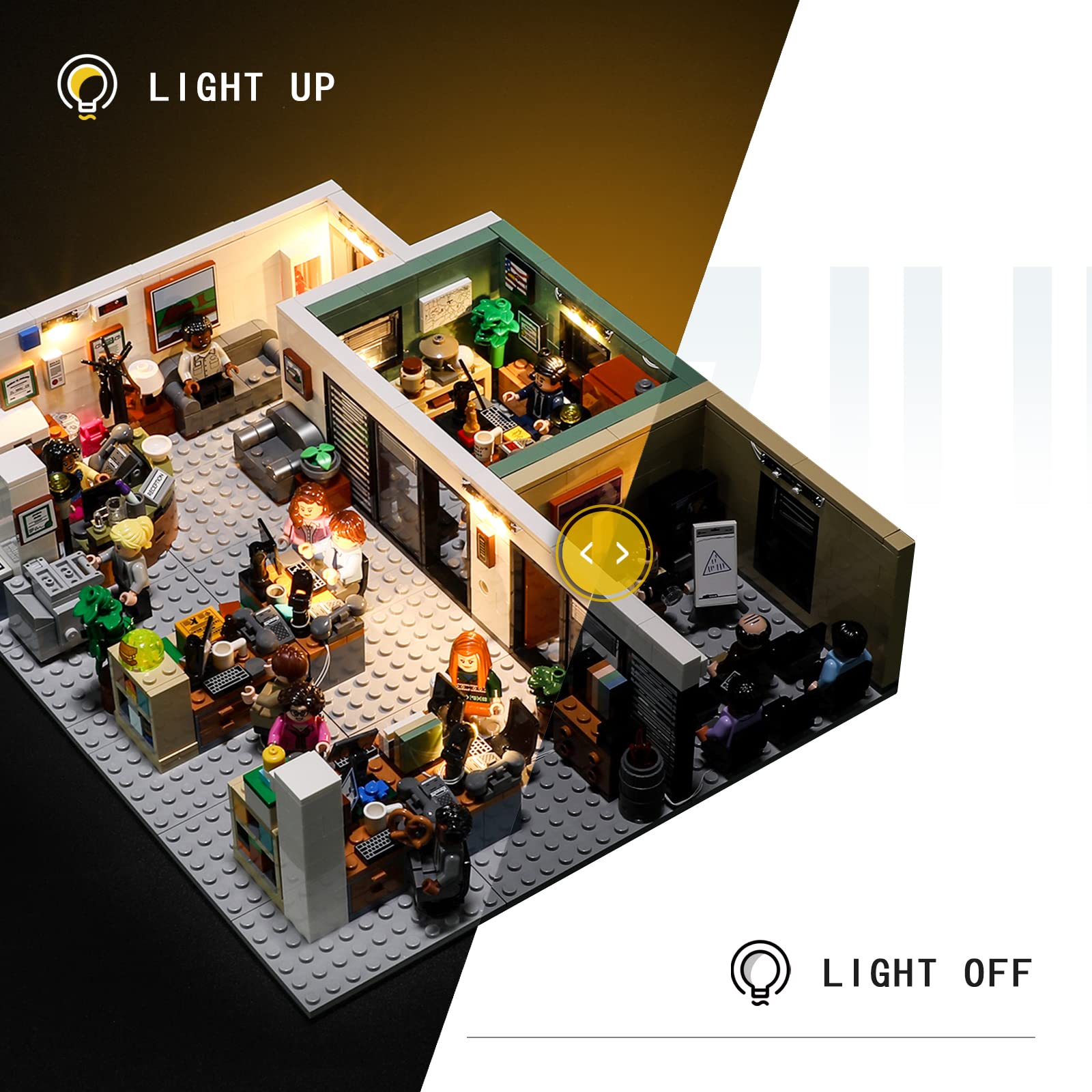 Amazon.co.jp: BOOZUU Lego-21336 The Office用ライトキット - レゴ