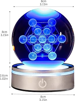 Amazon.co.jp: 3D LEDカラフルライティングタッチベース付きキューブ型