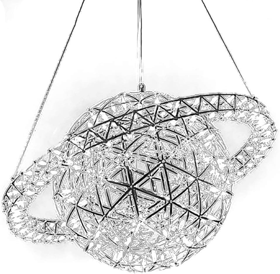 Lustre d'escalier LED pour illuminer une cage d'escalier sombre avec des boules d'étincelles