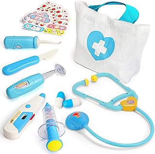 Toy Life Doctor Kit for Toddlers 3-5, Kid Doctor Playset Kids Doctor Kit Toy Doctor Kit for Kids Dr Set Toy Doctor Kit for Kids 5-7 Pretend Play Dr Kit Toddler Dr Kit Birthday Gifts for 3 4 5 6 7 8