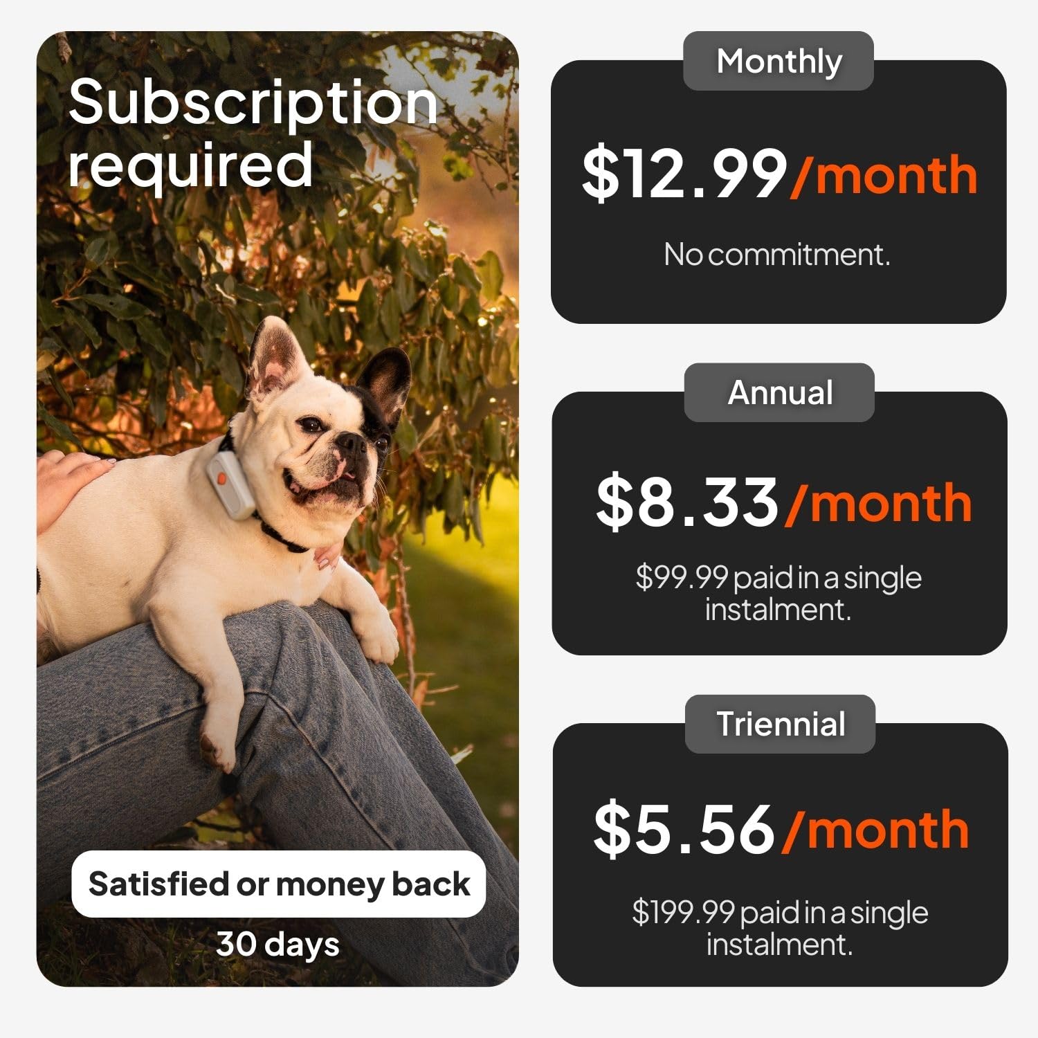 Weenect Dog XS - GPS Tracker for Dogs | Real-time GPS Tracking | Waterproof | Smallest Model on The Market | Operates with a Subscription - image 5