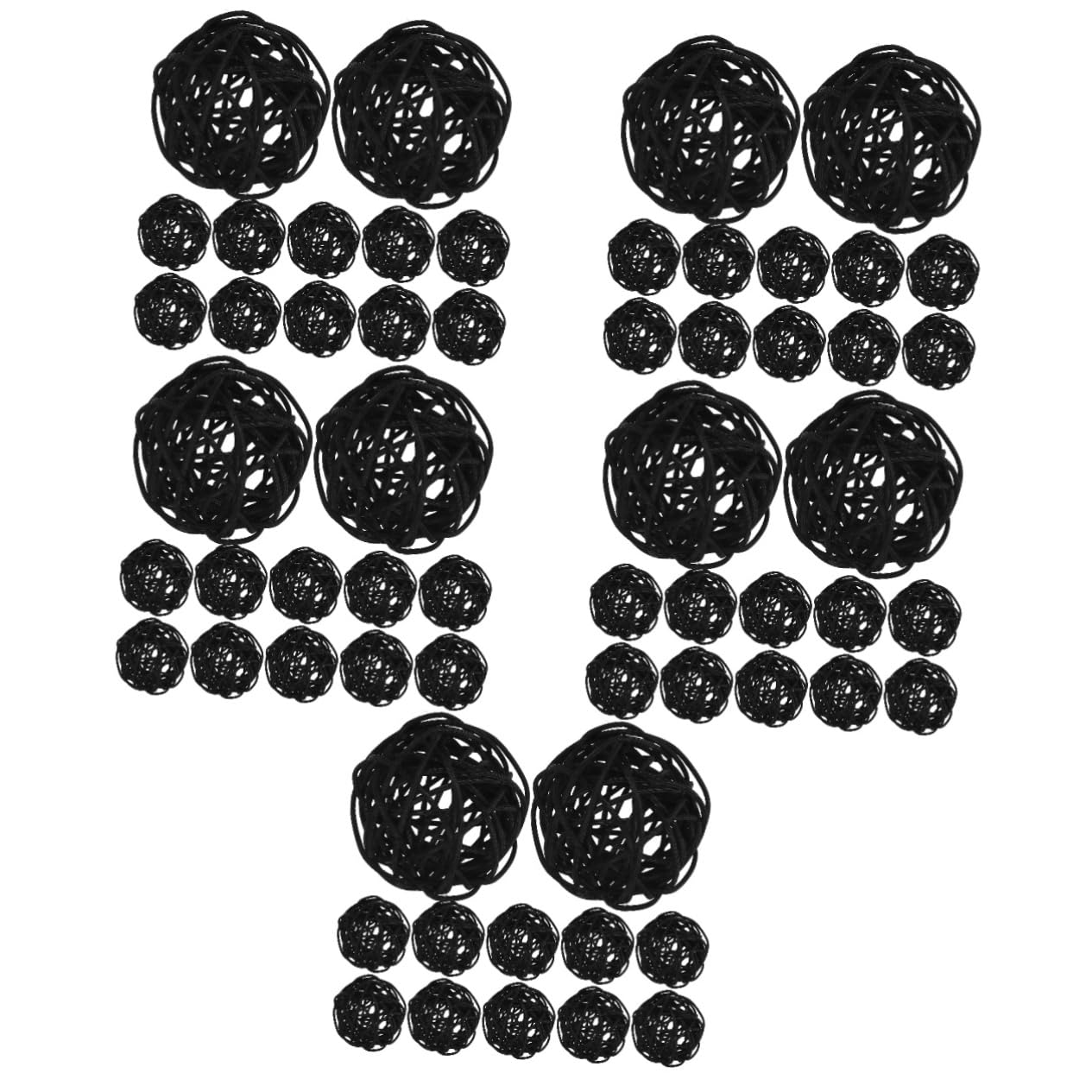Pendentifs décoratifs en rotin naturel Ciieeo pour suspension raffinée 12x5
