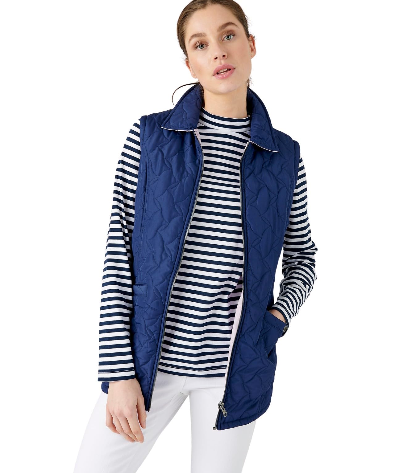 Damart Reversible Gilet Women Sleeveless