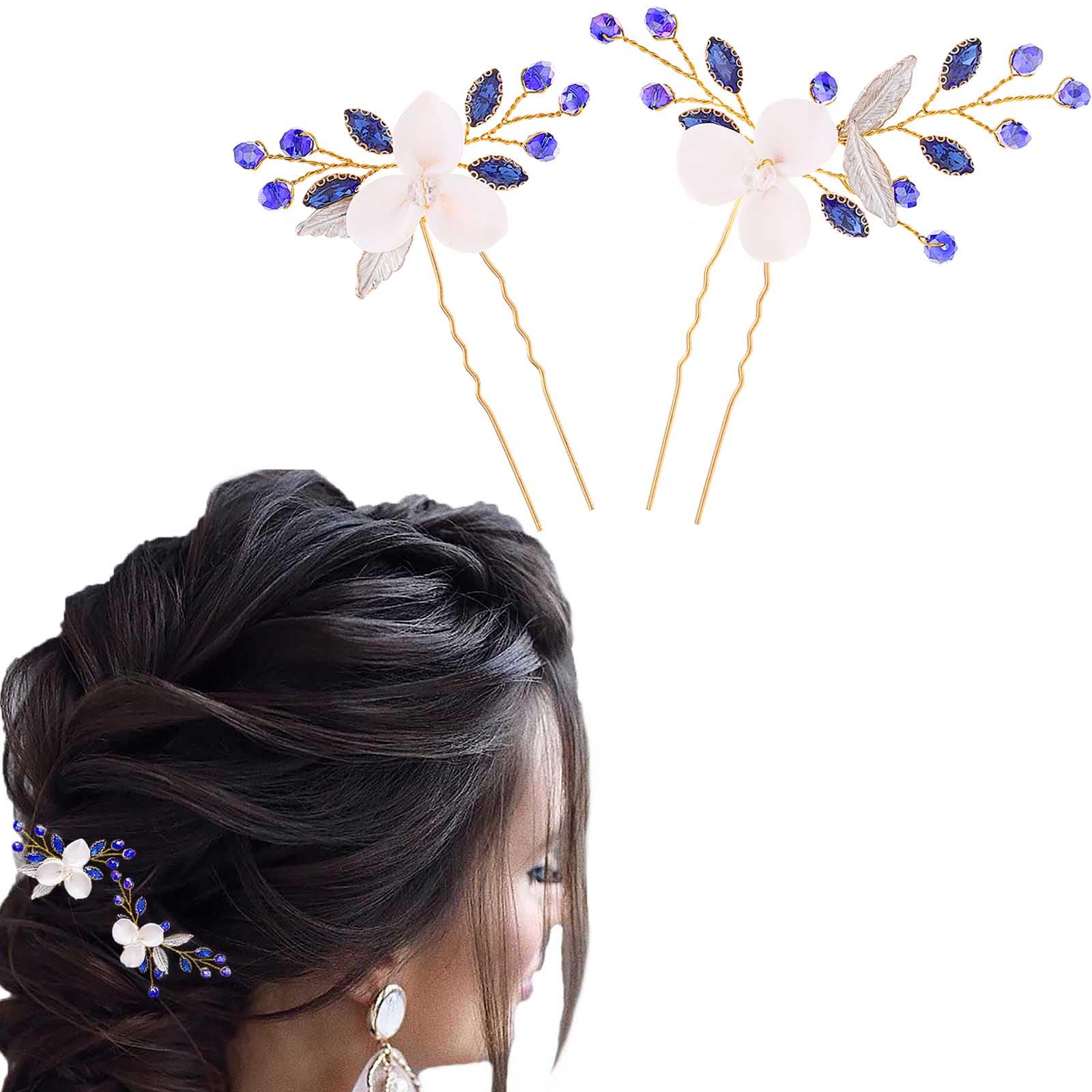 Forcine Per Capelli A Forma Di U Da 20 Pezzi Per Donne Fiore