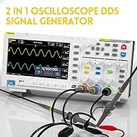 Vista 6 de FNIRSI Osciloscopio 1014D 2 en 1 Osciloscopio Digital DDS Generador de Señal, Sonda de Alto Voltaje 100X, 2 Canales 100Mhz Ancho de banda 1GSa/s
