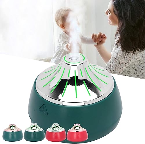 Miniatura 7 de Humidificador de aire de 6.8 fl oz, difusor de aromaterapia con carga USB, luz de escritorio, mini fabricante de niebla para el hogar, bebé,
