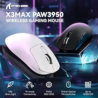 VGN GAMEPOWER Attack Shark X3MAX Wireless Gaming Egér 42000DPI, 49g Ultralight, 200h Akkumulátor 2