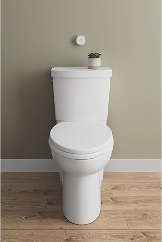 Miniatura 12 de American Standard 2989709.020 Hidden Trapway Cadet Touchless 2 piezas 1.28 GPF inodoro alargado de descarga individual, asiento incluido, color