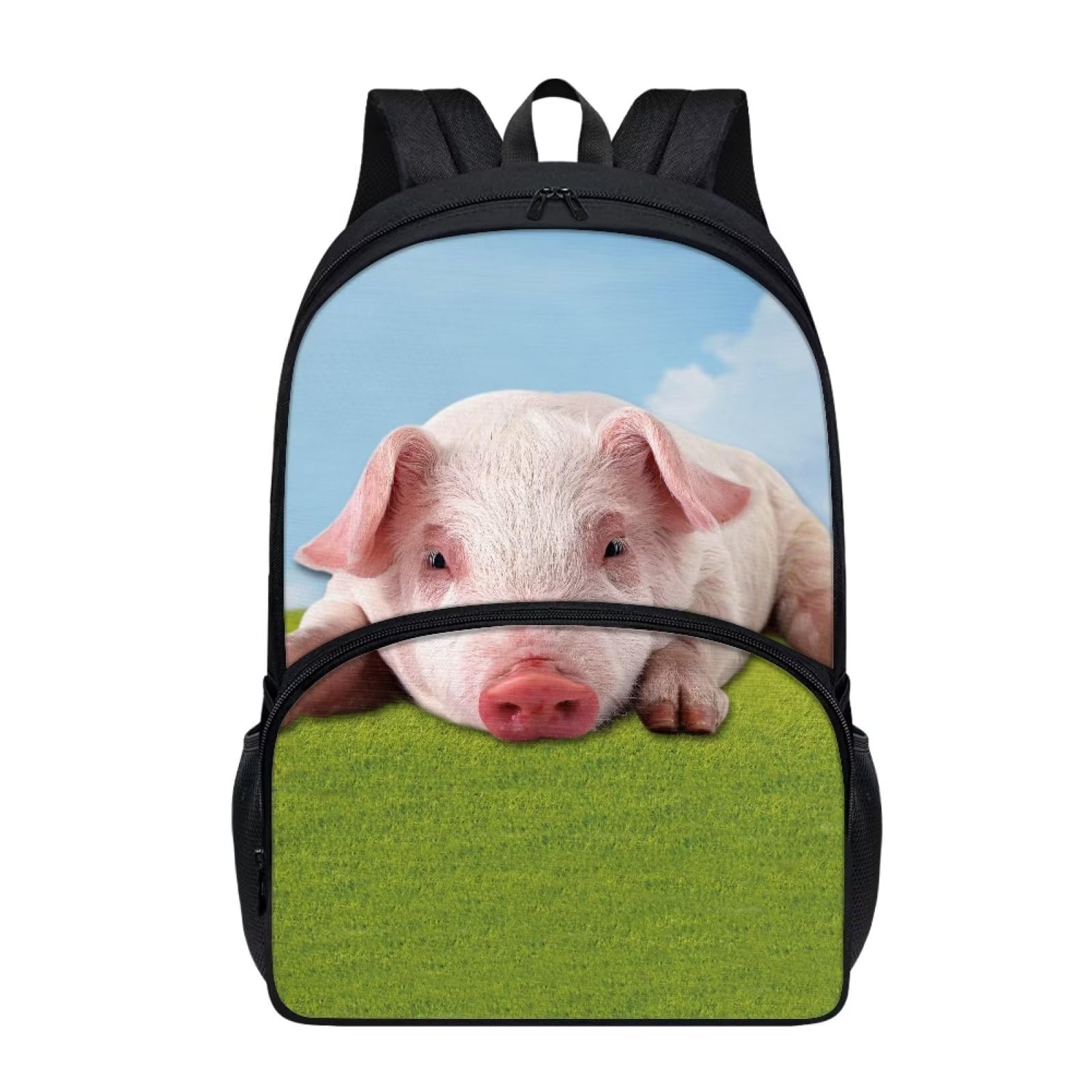 Amzbeauty Lion Backpack Boys Girls Kids Lion School Backpack For Elementary Middle School 3-17Y