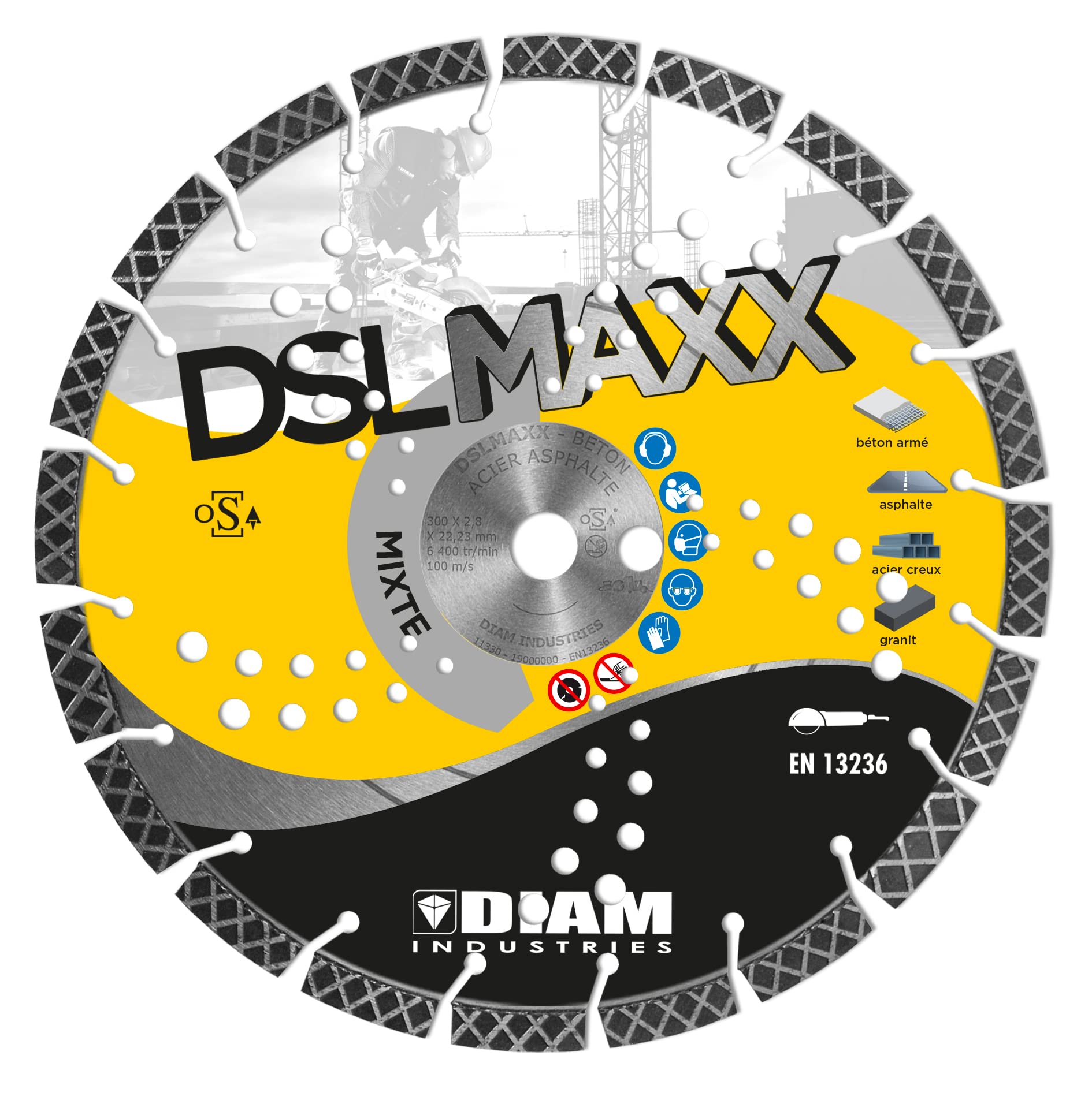 Diam Industries DSLMAXX - Disco de diamante de alto rendimiento