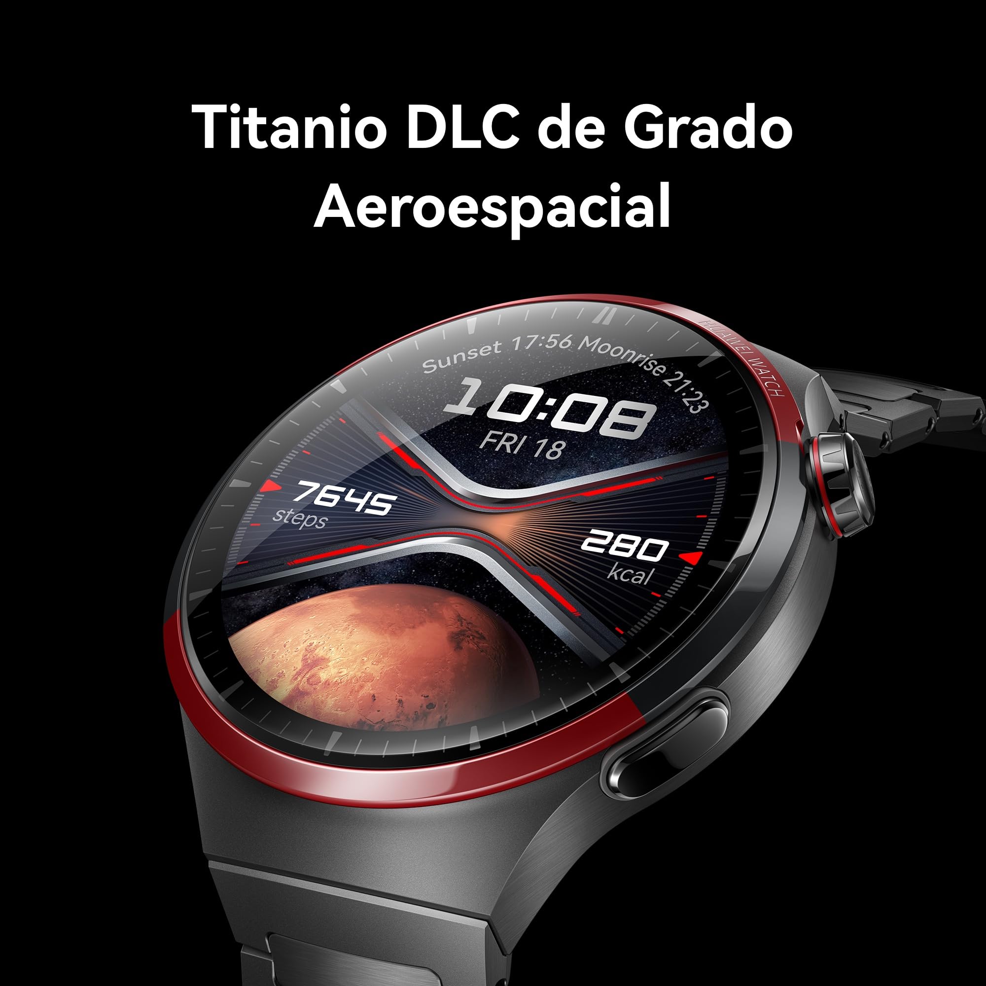 HUAWEI WATCH 4 Pro Space Edition, Titanio DLC di grado aerospaziale, Un minuto per Report salute 2.0,Fino a 21 giorni con Batteria di Ultra-long, Chiamate con eSIM, disponibile per Android e IOS