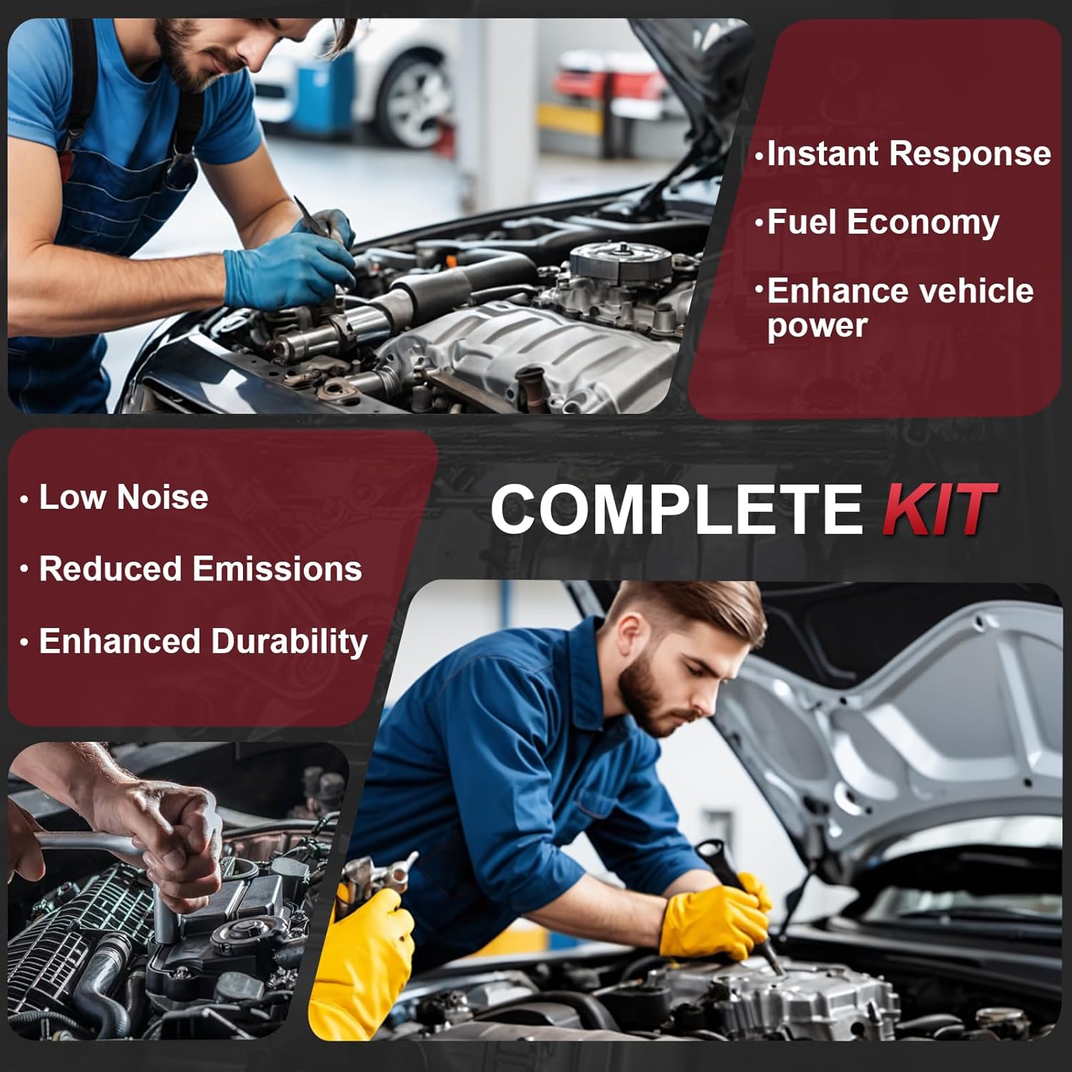 Turbo Actuator with Calibrator Fit for Dodge RAM 2500/3500/4500/5500 2019-2024 6.7L,Turbocharger Actuator VGT, Replace# 5456365,5498271RX,68444771AA,HE300VG