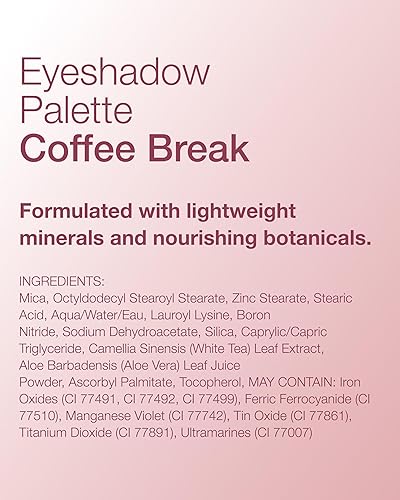 Miniatura 10 de Mineral Fusion Paleta de sombras de ojos Coffee Break  4 tonos crema neutra bronce y marrón para todos los tonos de piel vegano hipoalergénico y