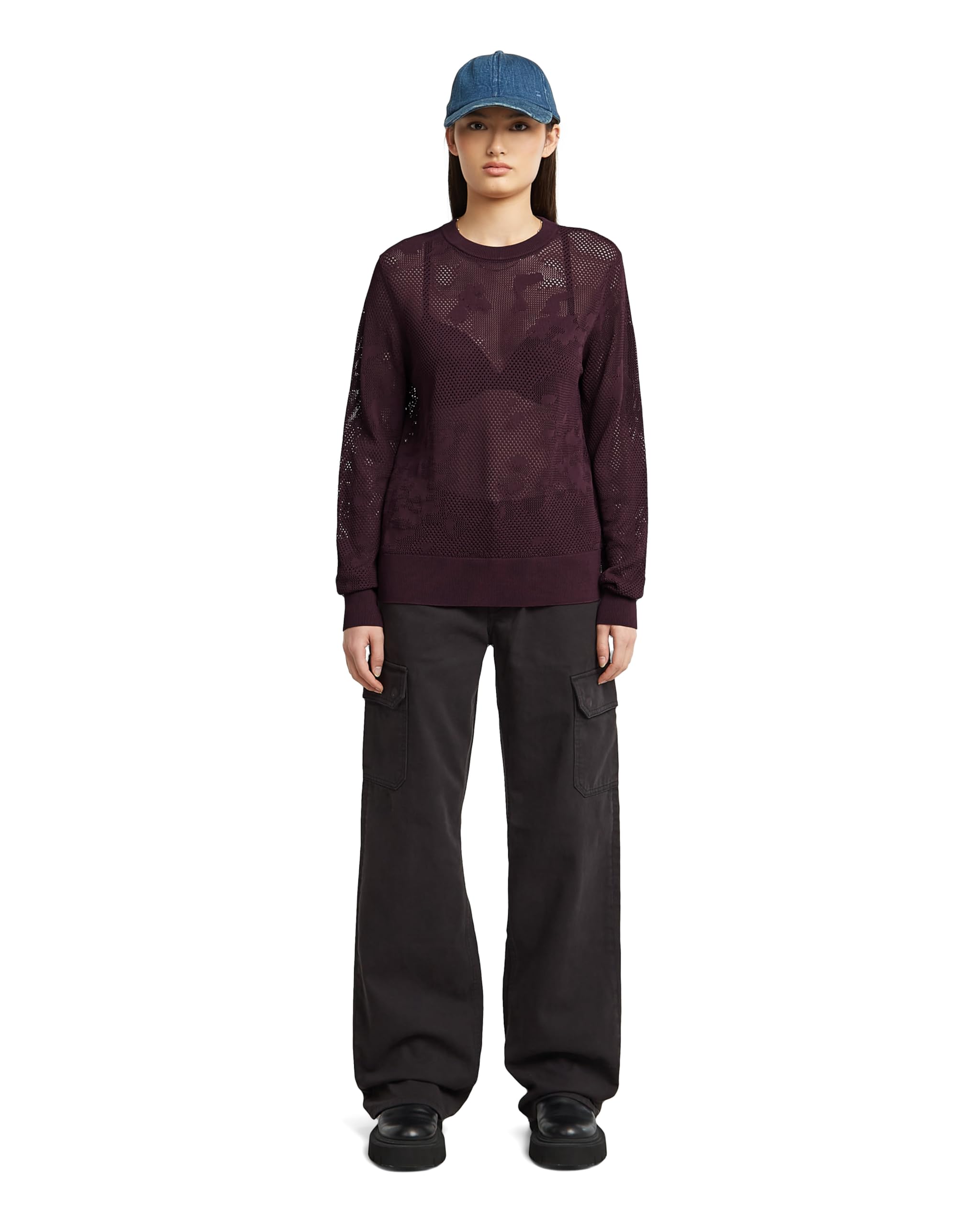 G-STAR Damen Pointelle Knit wmn