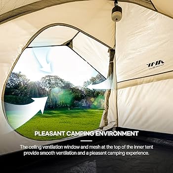 Amazon.co.jp: IDOOGEN(アイドゥーゲン) テント キャンプ用 2/4