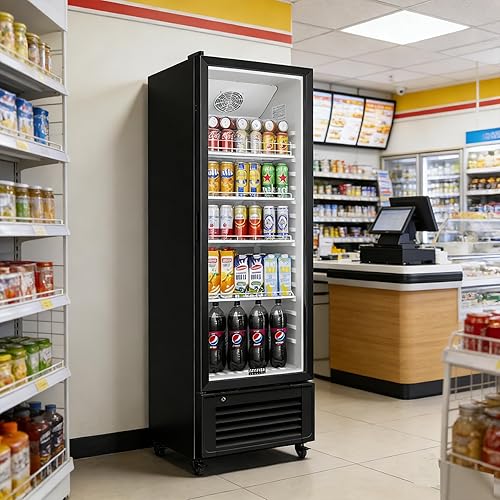 Miniatura 2 de Refrigeradores comerciales para mercancía BODEGA COOLER de 11.5 pies cúbicos, con estantes ajustables y descongelamiento automático, refrigerador