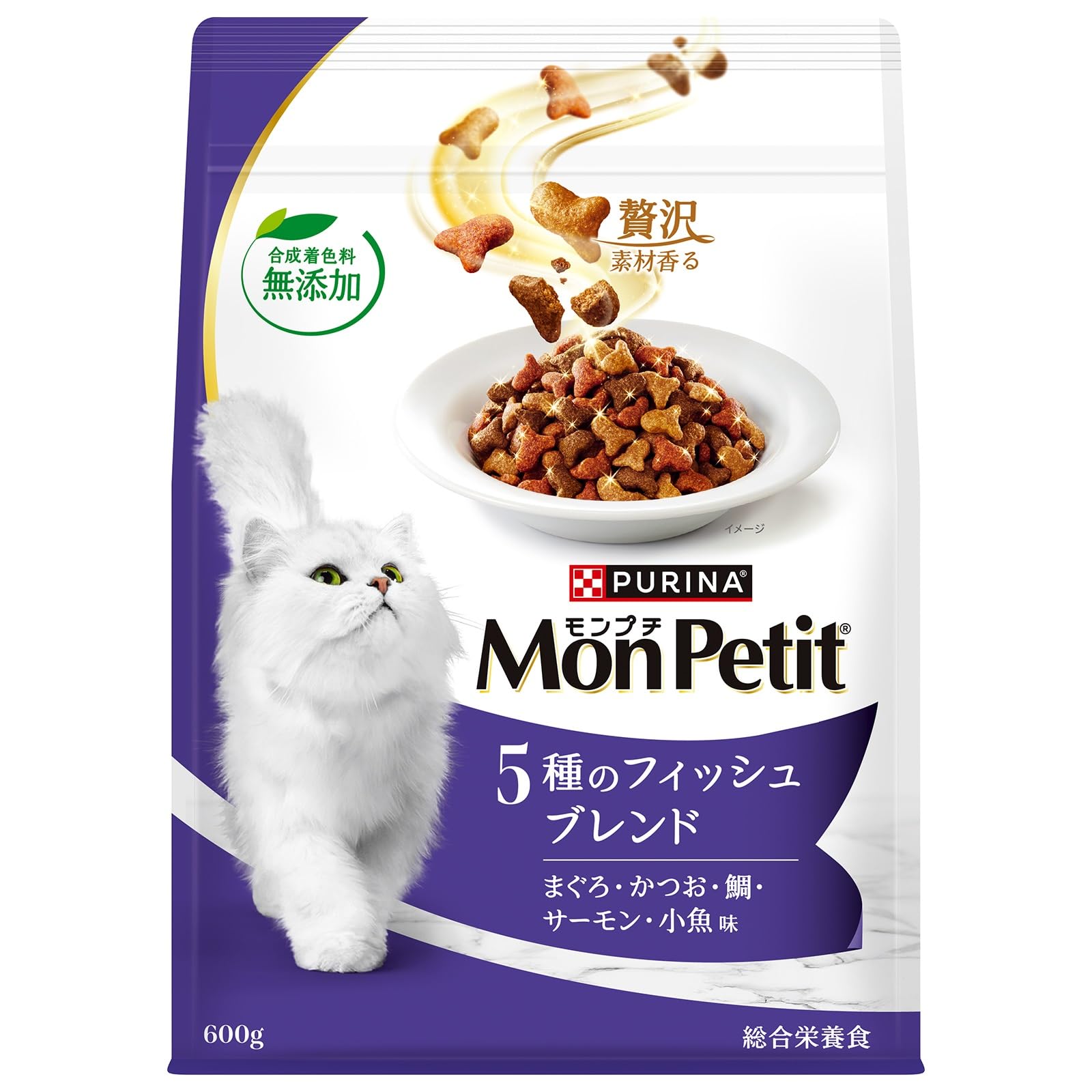 Amazon.co.jp: モンプチ キャットフード ドライ バッグ 5種の