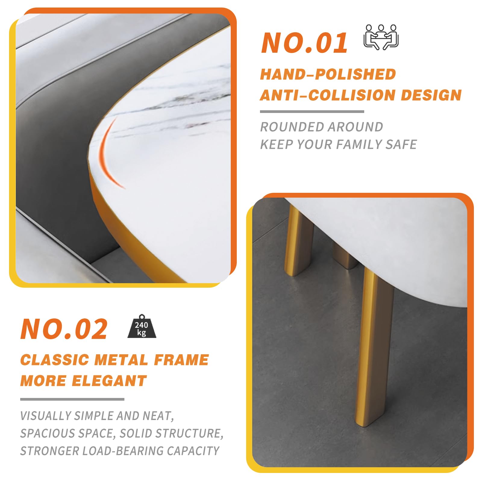 Moderno juego de mesa redonda para conferencias, mesa de comedor con sillas, muebles de cocina elegantes para cena, 80 x 75 cm, perfecto para el hogar y la oficina