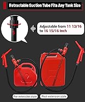 Vista 4 de Bomba de transferencia de combustible mejorada 2025 – Bomba de gas de carga USB a prueba de fugas para lata de gasolina – Bomba portátil con batería