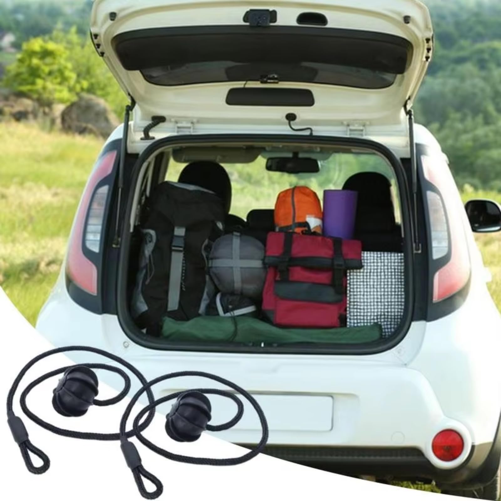 Trasera Maletero Cuerda Compatible Con VW Para Golf 2 Piezas Paquete Trasero Cuerda Para Estante Correa Cordón Correa Para Maletero Trasero Estantes Traseros Coche Correa Sujeción Para Maletero