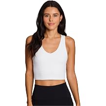 RBX Active Womens Bra Top, Athletic Yoga Crop Tank Top with Built in Shelf Bra