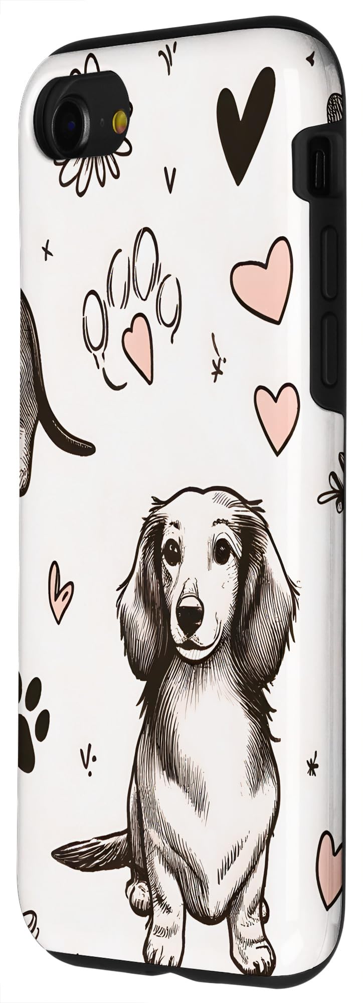 Beautiful Wiener Dogs Cute Sausage Dogs Dachshund Case for iPhone SE (2020) / 7 / 8 - Image 2