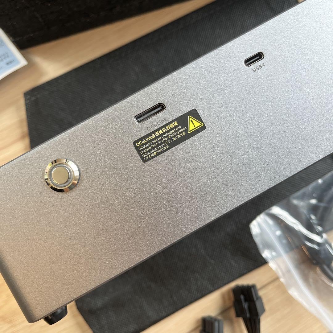 AOGSTAR AG02 OCuLink & USB4 eGPUドックドッキング Amazon.com: AOOSTAR AG02 EGPU Dock with 800W PSU, OCuLink+