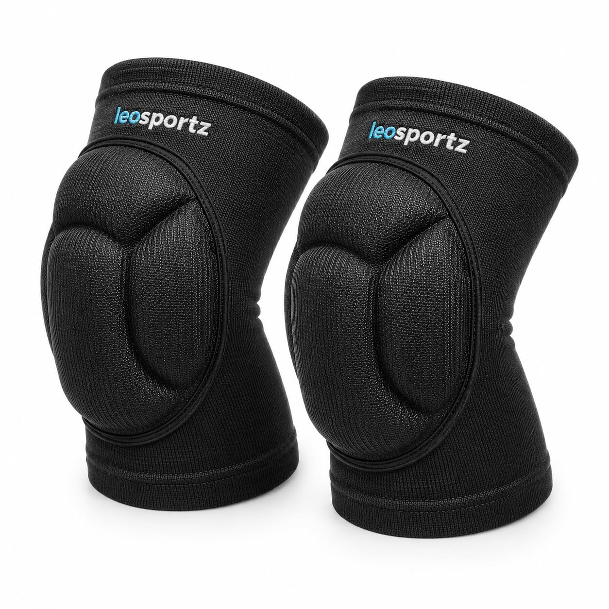 Leosportz Dancing Knee Pads for Men Women - Sponge Protective Thick Anti-Slip Collision Dance Kneeling Kneepads | Ideal for Sports, Workouts, Volleyball, Running (Black, XL)-picture-17