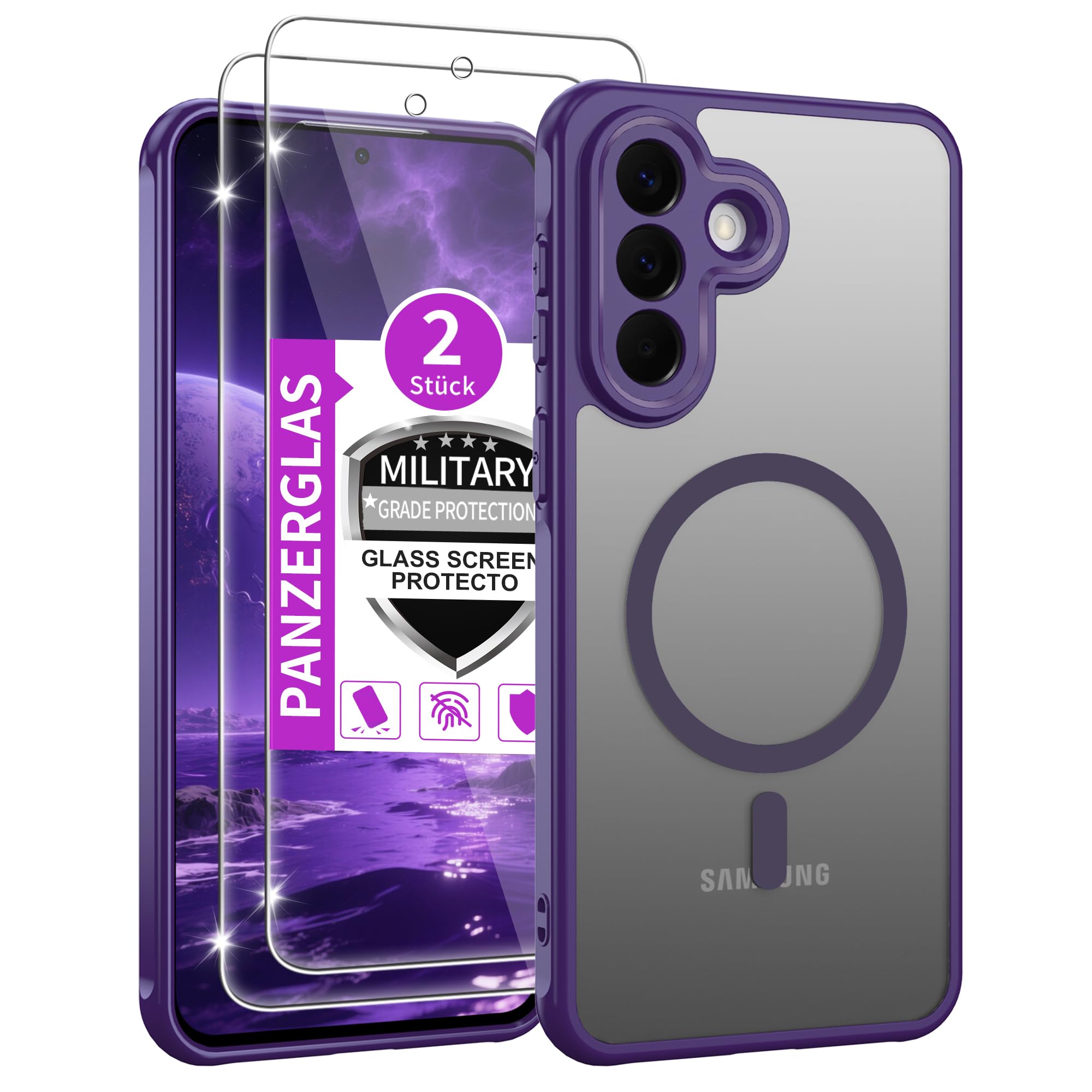 Jshru für Samsung Galaxy A15/A16/A56 5G/A17 /A26/A36/A37/A57 Hülle