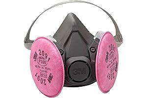 3M 6200 Large Half Facepiece Reusable Respirator Assembly