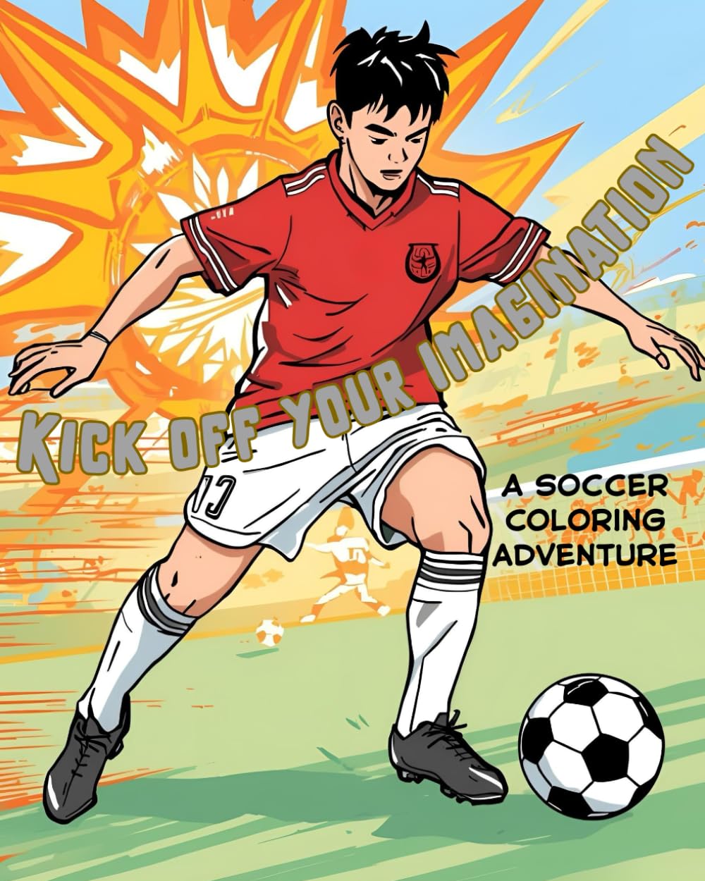 Kick off your imagination: A soccer coloring adventure