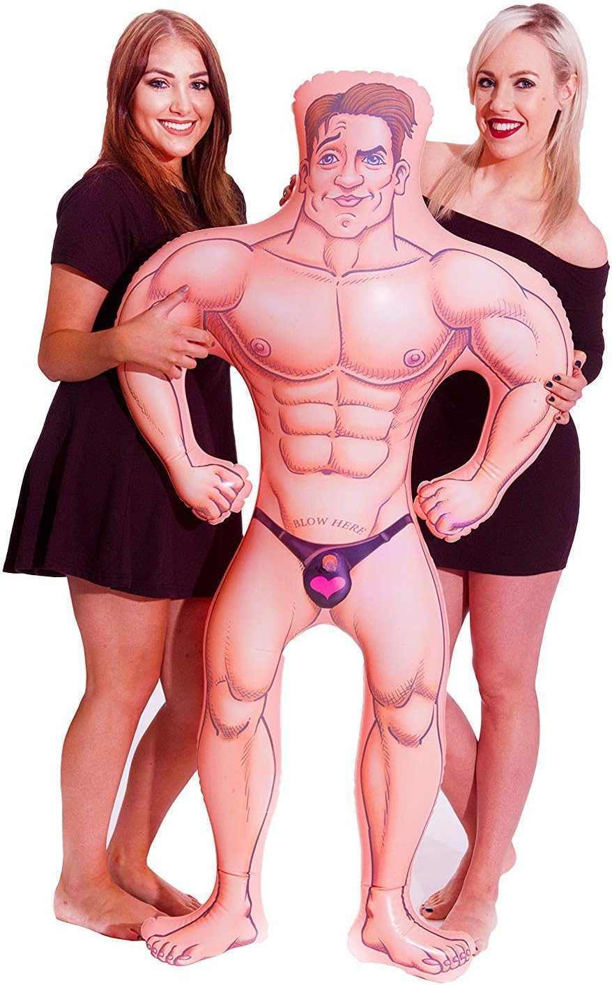 3XHarry Inflatable 5ft Tall Hunk Doll