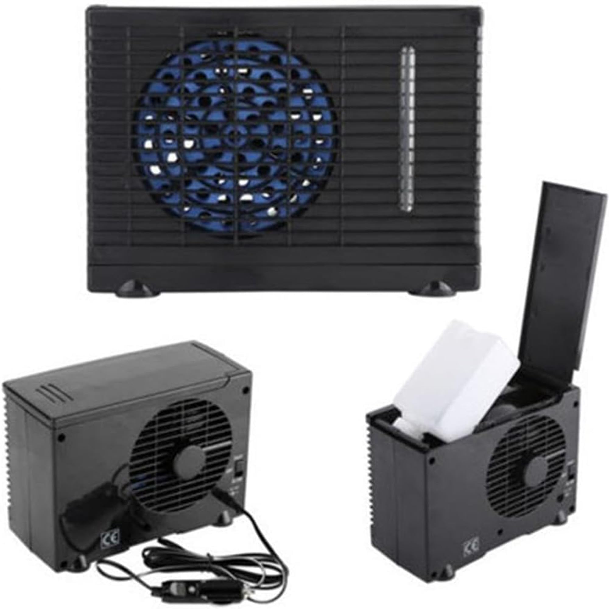 Mini condizionatore d'Aria Portatile da 12 V per Auto, Ventilatore evaporativo per la casa, Sistema di climatizzazione Universale per Veicoli, Camion, Camper e viaggiatori.