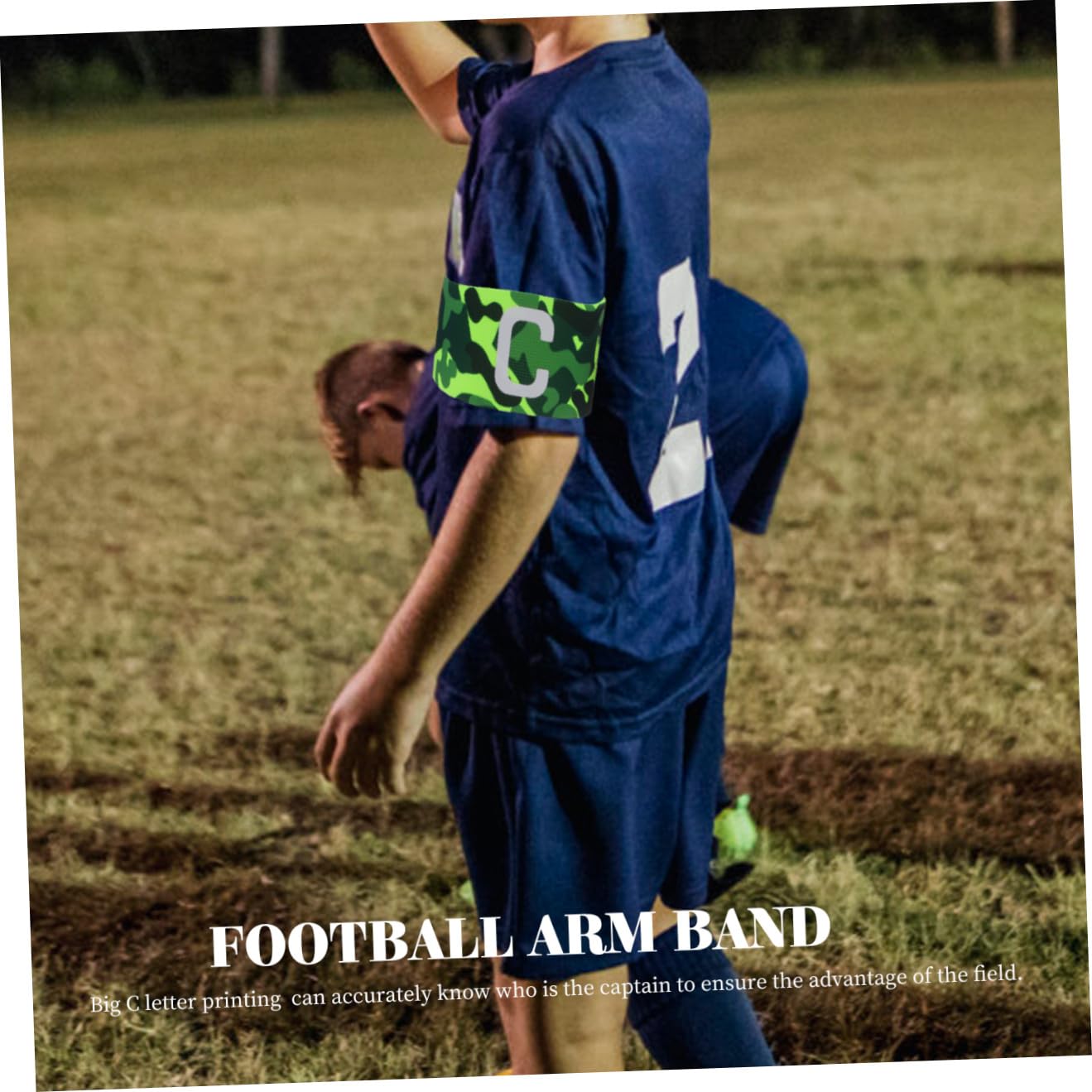 UPKOCH Fasce Calcio per Regolabili Resistente Fasce E Traspiranti Bracciali per Calcio Camouflage Camouflage