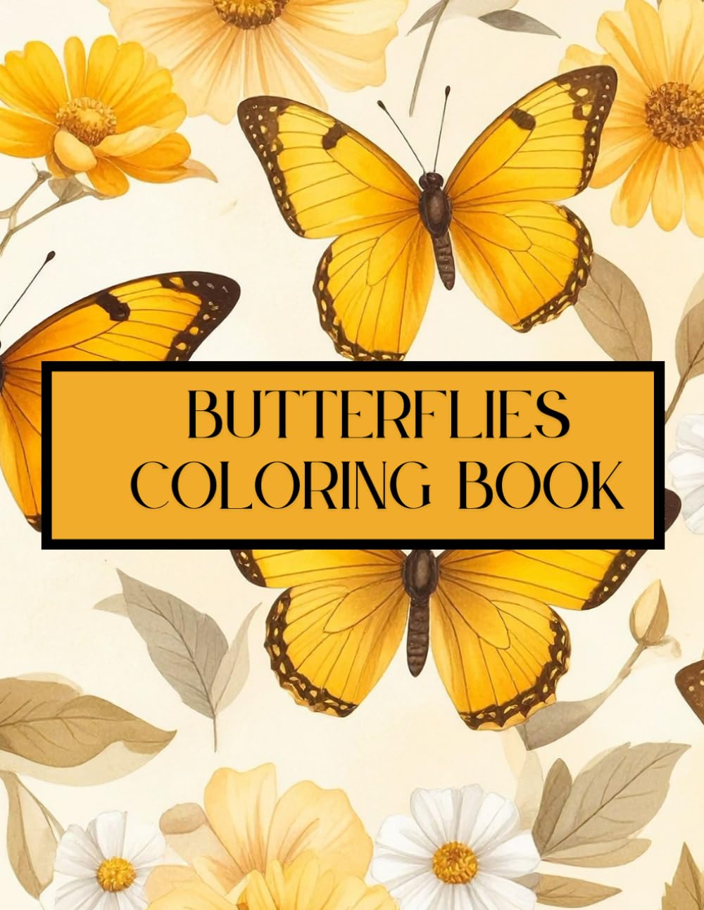 Butterflies Coloring Book
