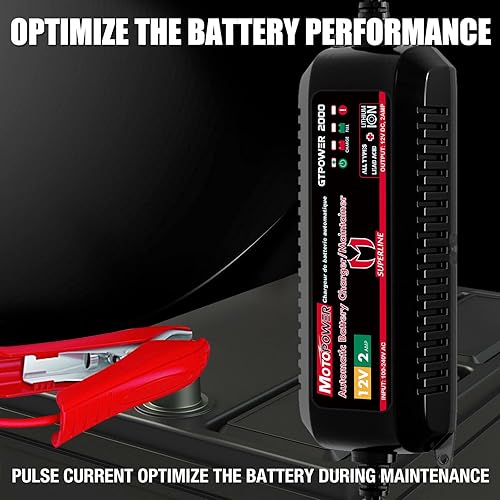 Miniatura 3 de MOTOPOWER Cargador de batería automático MP00207A 12V 2Amp para baterías de iones de litio