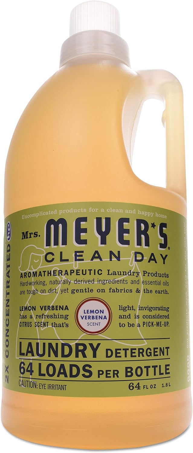 Mrs. Meyer's Laundry Detergent Lemon Verbena, 64 OZ