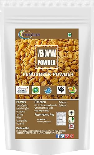 Miniatura 6 de Neotea Hibiscus Amla Bhringraj Shikakai Semilla de fenogreco en polvo cada paquete combinado de 3.53 oz