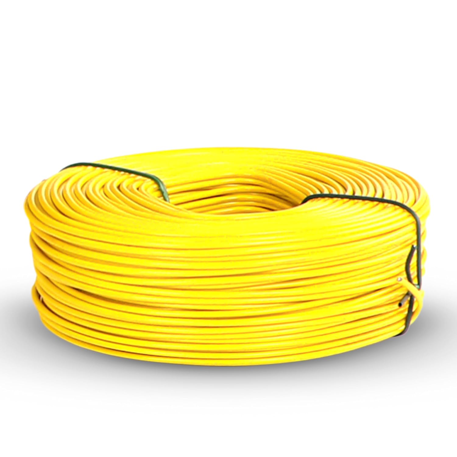 Rebar Tie Wire | 16 Gauge | 3.0lb Roll | Approx. 300 ft Length | Rust-Proof PVC Coated | Excellent Strength | Flexible | Durable (Yellow, Pack of 1)