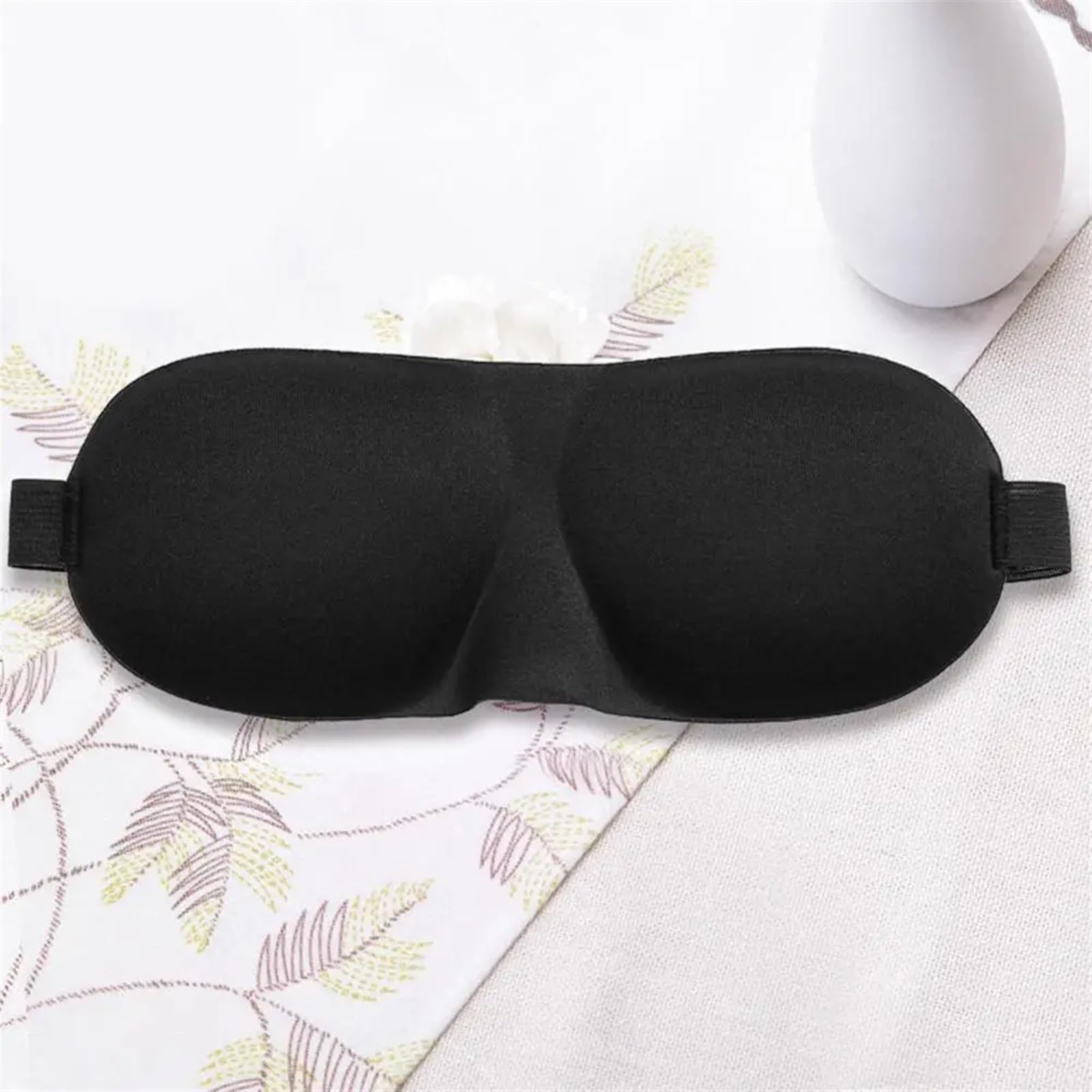 Máscaras para dormir Zero Eye Pressure Blackout pa Máscara de seda for ojos, 1 pieza, 3D, antifaz for dormir, antifaz natural for dormir(Black)