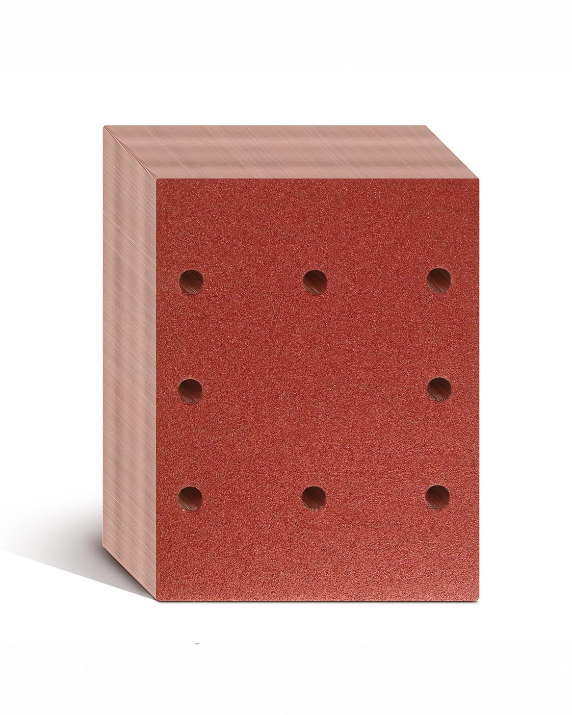 Aucenix Sanding Sheets for Electric Sander: 48Pcs Hook and Loop Sandpaper - Rectangular Sander Pads with 8 Holes Assorted (40/60/80/120/180/240/400/600) for Wood (115x145mm-Mix Grits)