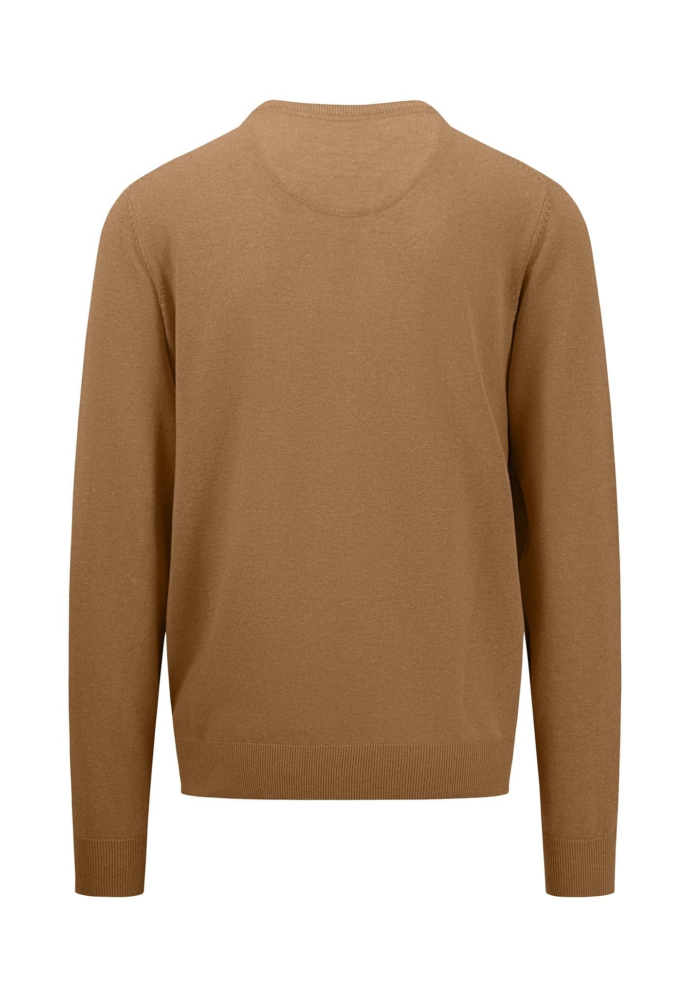FYNCH-HATTON Feinstrickpullover mit O-Ausschnitt aus 100% Baumwolle Summer Breeze/L