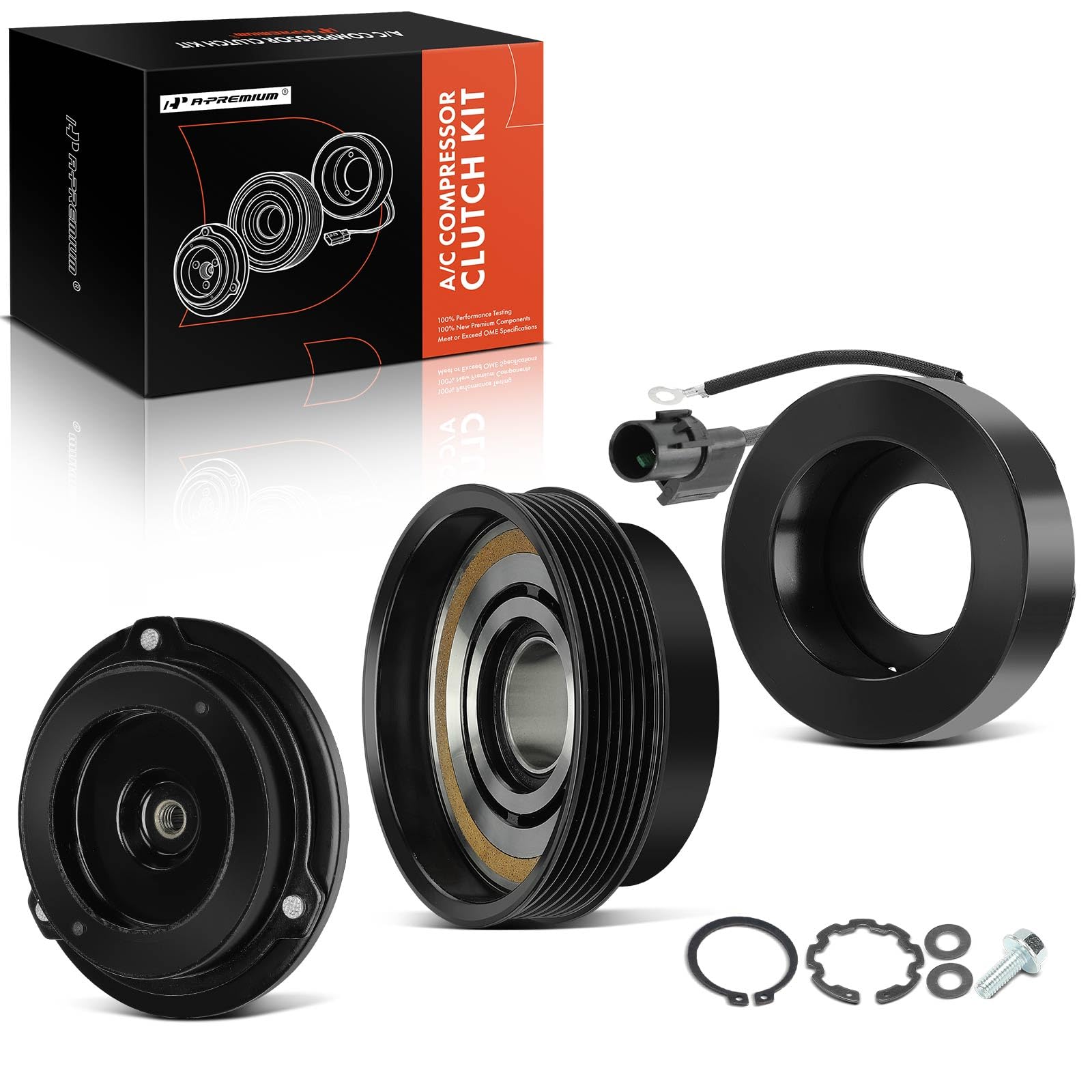 AC Compressor & Clutch Assembly For Hyundai & Kia Models - Veloster, Accent, Rio 2012-2017