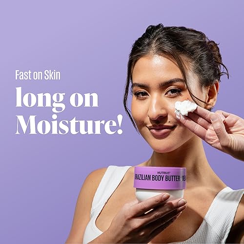 Miniatura 4 de Nutrius Crema de mantequilla corporal brasileña Botanical Bliss - Infundida con exquisitos botánicos para una hidratación y nutrición lujosas,