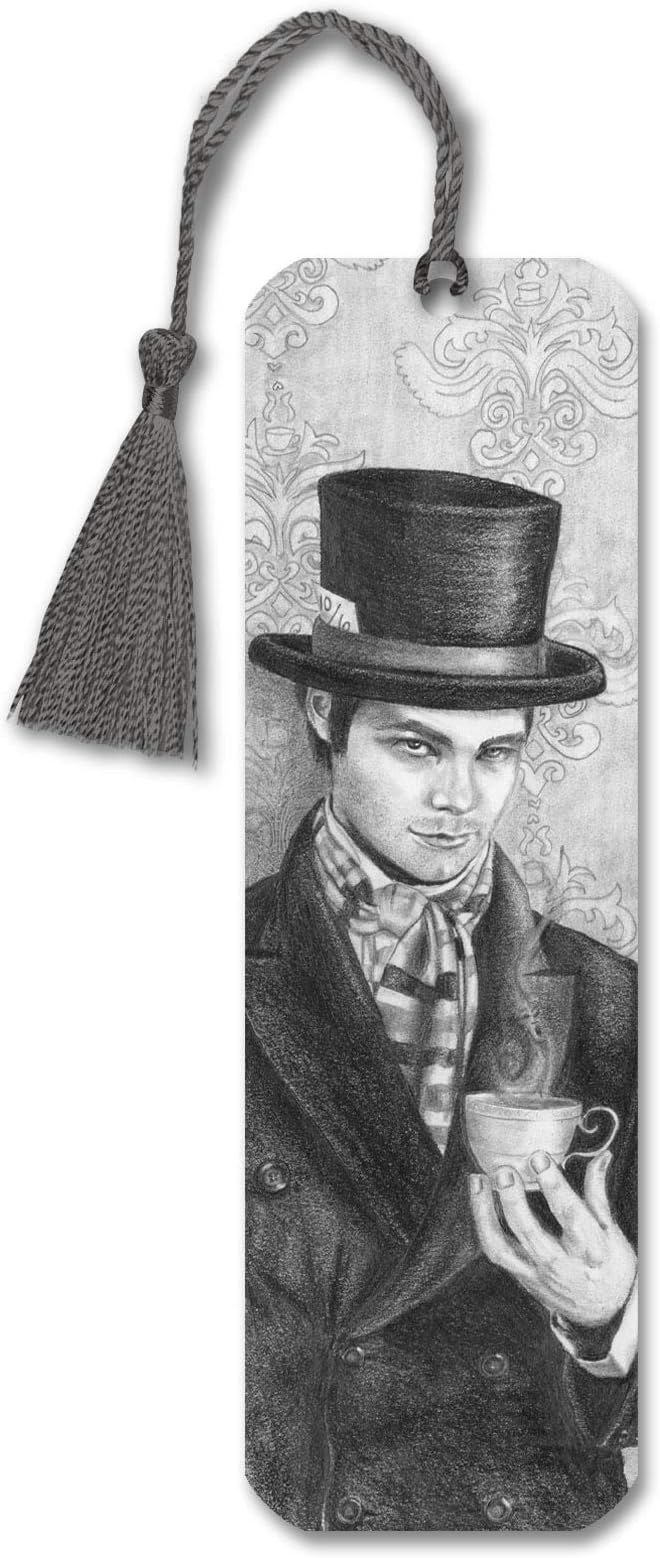 Mad as A Hatter Bookmark/Alice's Adventures in Wonderland/Fairy Tale Character/Fantasy Artwork/Top Hat